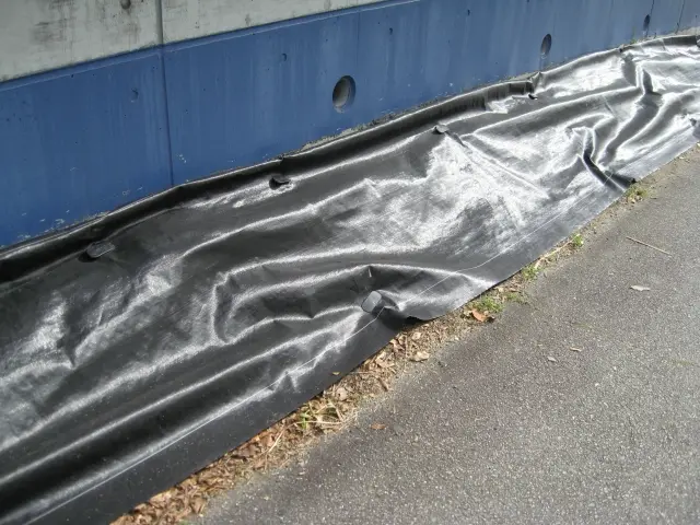 防草シート張り施工