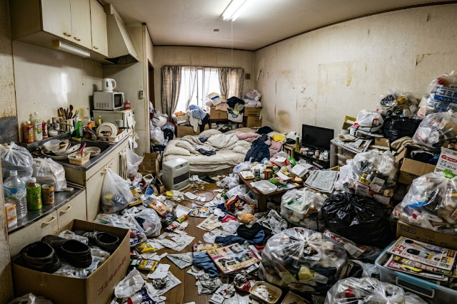 水戸市のゴミ屋敷清掃実績